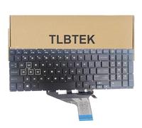 TLBTEK Teclado retroiluminado de repuesto compatible con HP Omen 15-DH 15T-DC 15T-DC100 15-DC0010NR 15-DC0020NR 15-DC0030NR 15-DC0045NR 15-DC0051NR 15-DC0052NR 15-DC00866 NR 15-. Laptop serie DC0091CL
