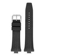 TLCBAZCF Compatible con correa de reloj de caucho fluorado FKM de 9 mm Compatible con la colección Citizen TSUYOSA NJ0150 NJ0151ME Correas de reloj de silicona Pulsera for hombres y mujeres(Black)