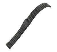 TLCBAZCF Correa de reloj de acero inoxidable en plata y oro rosa de 10 mm, 12 mm y 14 mm, compatible con correas de reloj Oris, Tissot, Hamilton y Longines de 16 mm, 18 mm y 20 mm.(Black,10mm)