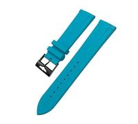 TLCBAZCF Correa de reloj de caucho natural FKM Fluororubber de 21 mm y 22 mm compatible con Breitling Superocean Avenger Heritage Correa de reloj suave con hebilla plegable(Light Pink White,21mm)