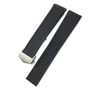 TLCBAZCF Correa de reloj de goma de 20 mm y 22 mm compatible con Aquaracer 300 WAY201A CALIBRE 5 WAY201 de 43 mm, accesorios de correa de reloj de silicona, 20mm