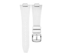 TLCBAZCF Correa de reloj de silicona de 27 mm compatible con pulsera de hombre Tissot PRX FKM(White)
