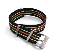 TLCBAZCF Glow in the Dark Nylon Correa 20mm 22mm Premium suave reemplazo correa compatible con hombres mujeres negro azul verde luminoso correa de reloj, 20mm, Acetato, Sin piedras preciosas
