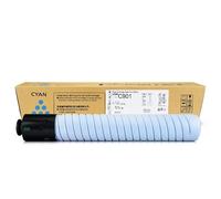 TLCGQF Cartucho de tóner C901 de alto rendimiento, códigos originales 828384, 828387, 828386, 82838. Cartucho de tóner C901 compatible con las impresoras Ricoh Pro C901 y C901 (KCMY).,Cyan