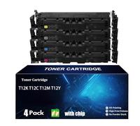 TLCGQF Cartucho De Tóner De Color T12, Compatible Con Impresoras Canon X LBP1333C X MF1333C X C1333i X C1333if X C1333P Cartucho De Impresora 5098C006AA Material De Oficina