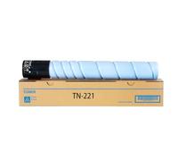 TLCGQF Cartucho de tóner de repuesto TN221 con chip, compatible con las impresoras bizhub C221s/C221/C281/C7122/C7128 Cartuchos de tóner A8K3130 A8K3230 A8K3330 A8K3430,Cyan