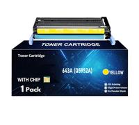 TLCGQF Q5950a Q5951a Q5952a Q5953a Cartucho Toner 643A Consumibles Para Hp Color Laserjet 4700 4700Dn 4700Dtn 4700N 4700Ph Con Chip Cartucho Toner Alto Rendimiento,Amarillo