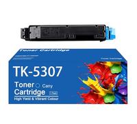 TLCGQF Unidad De Tambor Reemplazable TK-5307 De Alto Rendimiento Para Impresora Kyocera TASKALFA 350Ci 351Ci Cartucho De Tóner TK-5305 (KCMY) 12 000 Páginas,Cyan