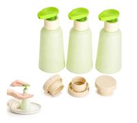 TLDBATICE Botes Viaje Rellenables 100ml, 3 Piezas Botes Viaje Rellenables con Tapón Flip y Dosificador, Travel Bottles, Botellas Viaje de para Champú para champú, acondicionador y cosméticos, Verde