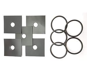 TLDSHOP® - Recambios Frog - Oferta reserva - Filtro - Portaciollas - Juntas - Grosor - Para máquina Didiesse Frog (L, juntas)