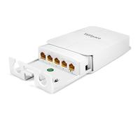 Tliffpaco Extensor PoE Gigabit para exteriores, repetidor PoE de 5 puertos, interruptor de salida de 90 W en 60 W, impermeable, Vlan, IEEE802.3af/at/bt Extend adicional de 100 m, 10/100/1000 Mbps