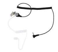 Tlilyy 1 Pin 2,5 mm Covert Acoustic Tube Auricular para radios de 2 vías para ICOM con reemplazo de plástico suave
