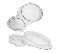 Tlilyy Cubierta de cristal para faros delanteros de coche, para W211 E240 E200 E350 E280 E300 06-08