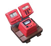 Tlilyy K04 Teclado Keycaps 3 In1 Kit para Mecánica Clásica Retro Lindo Key Cap Lindo Botón Personalizado Keycaps Rojo