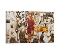 Tlilyy Slam Dunk Lienzo 3D Imprime Arte Decorativo De Pared Basketball Anime Akagi Takenori Cuadros De Obras De Arte En Lienzo Arte De Pared Listo Para Colgar 08x12inch(20x30cm)