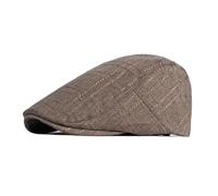 TLMDXTEU Boinas Men's Retro Beret Literary Duck Tongue Forward Cap Sombreros de Newsboy(3)