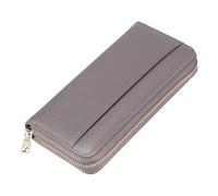 TLMDXTEU Cartera para Mujer Cartera Larga Multifuncional for Mujer con RFID antirrobo y Compartimento for Tarjetas Monedero Largo de Señora(Gray)