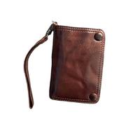TLMDXTEU Carteras Hombre Cartera Corta for Hombre Estilo Punk, Cartera Vintage