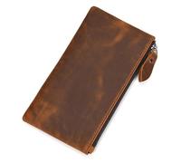 TLMDXTEU Carteras Hombre Cartera de Hombre, Bolso Mano Vintage, Monedero Cuero Sencillo(Colour 2)