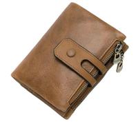 TLMDXTEU Carteras Hombre Monedero Corto Vintage de Cuero for Hombre, Monedero con múltiples Tarjetas(Color 2)