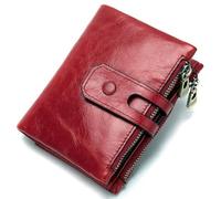 TLMDXTEU Carteras Hombre Monedero Corto Vintage de Cuero for Hombre, Monedero con múltiples Tarjetas(Color 3)