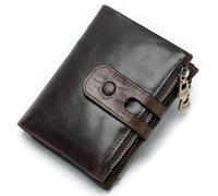 TLMDXTEU Carteras Hombre Monedero Corto Vintage de Cuero for Hombre, Monedero con múltiples Tarjetas(Color 4)