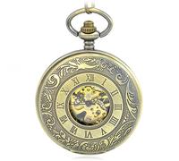 TLMDXTEU Relojes de Bolsillo para Hombre Reloj de Bolsillo mecánico Antiguo Vintage Vintage(80cm)