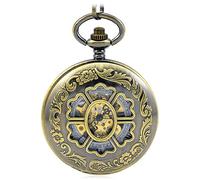 TLMDXTEU Relojes de Bolsillo para Hombre Reloj de Bolsillo mecánico conmemorativo Vintage Vintage(80cm)