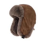 TLMDXTEU Sombrero de Invierno para Hombre Men's Winter Thickened Warm Cap Ear Protection Hat para Esquiar y Cazar(Colour 1,L)