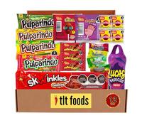 TLT FOODS Lote Dulces Mexicanos - Pack Variedad Chuches Mexicanas Picantes Para Regalar, Mix Surtido Golosinas Caramelos, Candy Box Snacks Mexico, Chamoy, Pelon Pelo Rico, Pulparindo, Tamarindo