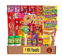 TLT FOODS Lote Dulces Mexicanos - Pack Variedad Chuches Mexicanas Picantes Para Regalar, Mix Surtido Golosinas Caramelos, Candy Box Snacks Mexico, Chamoy, Pelon Pelo Rico, Pulparindo, Tamarindo