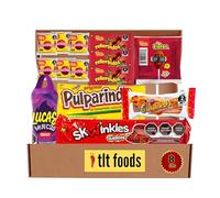TLT FOODS Lote Dulces Mexicanos - Pack Variedad Chuches Picantes Para Regalar, Mix Surtido Golosinas Caramelos, Candy Box Snacks Mexico, Chamoy, Pelon Pelo Rico, Pulparindo, Tamarindo (S)
