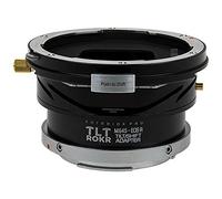 TLT ROKR Adaptador de Inclinación/Cambio Compatible con Lentes de Mamiya 645 MF (M645) a Cámaras con Montura de Canon RF