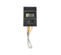 TM-902C Termómetro Detector de Temperatura Digital LCD Tipo K Negro Medidor de Termodetector Industrial + Sonda de Termopar