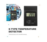TM-902C Termómetro Detector de Temperatura Digital LCD Tipo K Negro Medidor de Termodetector Industrial + Sonda de Termopar