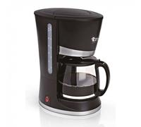 TM Electron TMPCF006 cafetera eléctrica de goteo, 800W de potencia, jarra de 1,2L para 10 tazas y filtro extraíble