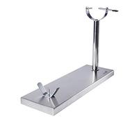 TM Electron HOCU103 Jamonero Estilo clásico Fabricado en Acero Inoxidable, fácil de Limpiar y con Tacos de Silicona para una Buena adherencia