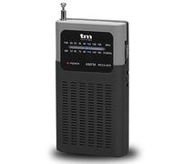 TM Electron Radio analogico Bolsillo Am/FM, Negro