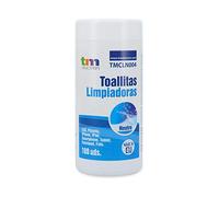 TM Electron TMCLN004 - Pack de 100 toallitas de Limpieza para Pantallas, M, Color Blanco
