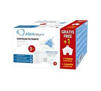 TM Electron TMFIL104+ Pack de 4 a 8 Meses de Filtros de Agua, Compatibles con las Jarras Maxtra y Maxtra+, 4 Unidades