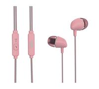 TM Electron TMHE272P - Auricular estéreo con micrófono y Manos Libres, Color Rosa