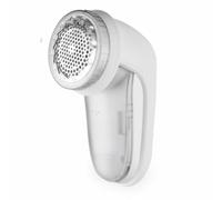 TM Electron TMLR801 quitapelusas eléctrico Compacto a Pilas (2xAAA), 3 Niveles de rasurado, 2 velocidades, diseño ergonómico, depósito y Adaptador para Levantar Pelusa