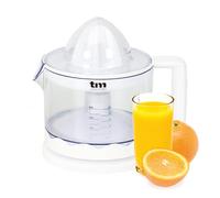TM Electron TMPEX002 - Exprimidor de cítricos eléctrico para zumo con regulador de pulpa y fácil limpieza, 30 W, color blanco
