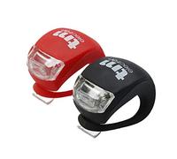 TM Electron TMTOR003 Set de luces LED frontal y trasera de silicona impermeable para bicicleta con 3 modos