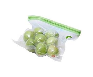 TM Electron TMVAC273 Kit de 10 Bolsas Zip para Envasar Al Vacío Reutilizables Tamaño M