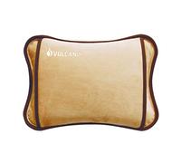 TM Electron Vulcano Bolsa De Agua Térmica Calefactable En 5 Minutos Para 2 Horas De Uso Con Recubrimiento Suave De Microfibra Para Calmar Molestias Musculares, Marrón, 29x20x6 cm