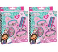TM ESSENTIALS Gabby's - Juego de pulseras con 18 colgantes diferentes, ideal como regalo para niños y niñas