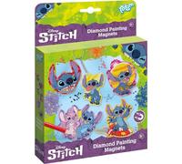 TM ESSENTIALS Stitch - Juego de manualidades con diamantes y imán divertido: bonitos diseños de punto con más de 800 piedras de diamantes/llaveros de colores