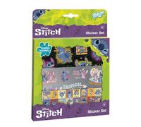 TM ESSENTIALS Stitch Sticker Set: Caja de pegatinas de colores con 3 hojas y paisaje para niños y suministros de manualidades