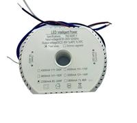 TM2.4GRF-Y LED Intelligent Power work with 8C7Bx2 LED strip AC110V 220V DC22-30V 600-4500mA APP&Remote adjust colors&dimming(S 1800MA AC100-265V)